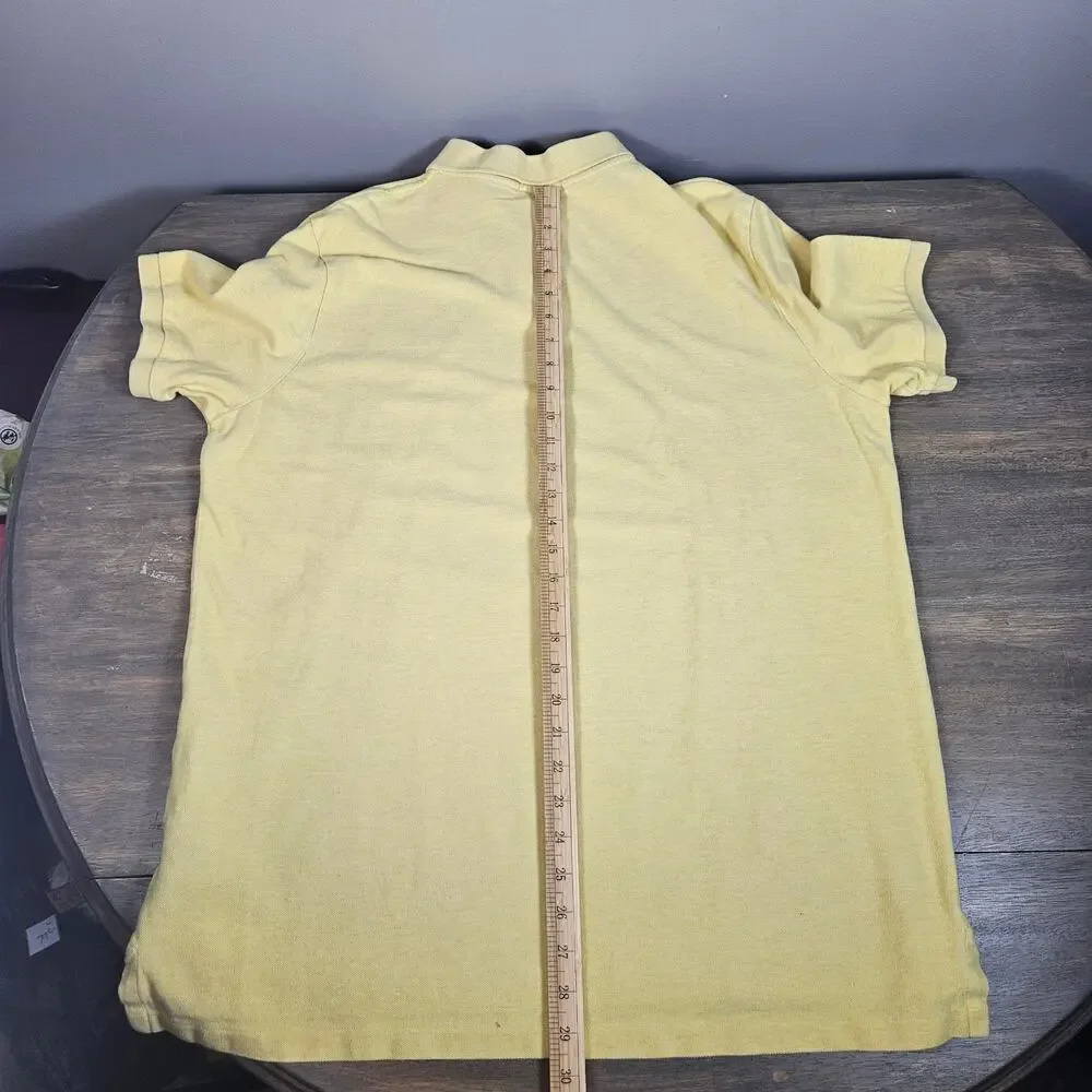 Polo Ralph‎ Lauren Mens XL Classic Fit Short Sleeve Blue Pony Yellow Pastel